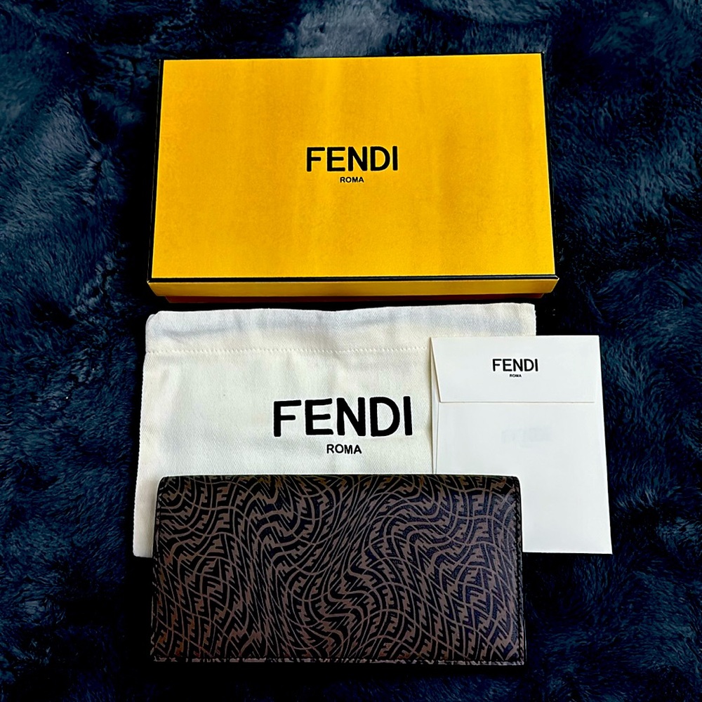 Authentic FENDI long wallet